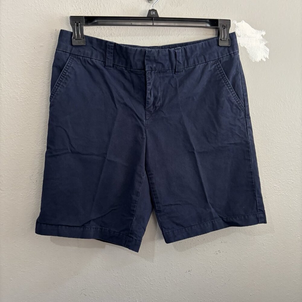 tommy hilfiger Navy Blue Chino Shorts 9’’ Academia Preppy Size 6